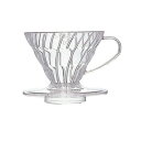 ハリオ HARIO V60透過ドリッパー01 クリア /コーヒードリッパー 調理用具 キッチン用品 珈琲 コーヒー 樹脂 円錐式 定番 ロングセラー ドリップ 抽出 グッドデザイン賞 カフェ レストラン 喫茶店 純喫茶 業務用 家庭用 ギフト プレゼント(3)