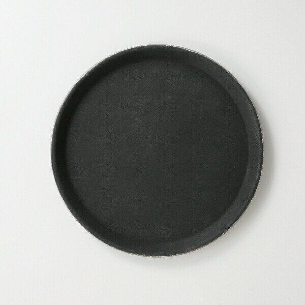 カーライル(CARLISLE) TBグリップ ノンスリップ加工 ラウンドトレー35.5cm /グラスファイバー製 ノンスリップトレイ 業務用 滑りにくい 密着 ...