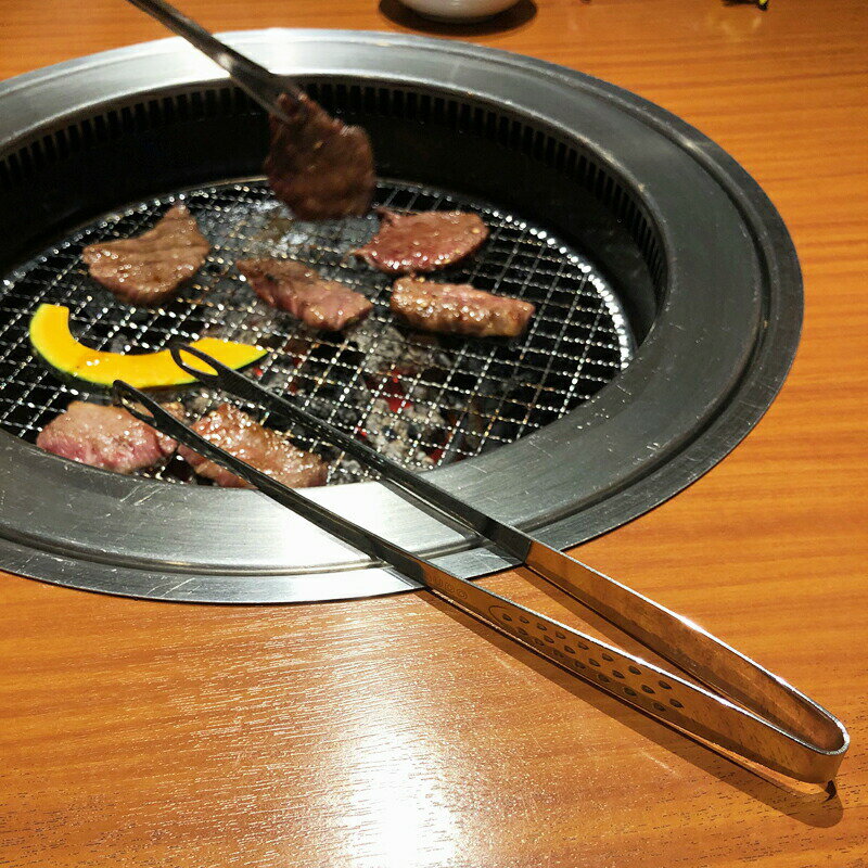 ゆうパケット便可能！ 仙武堂 焼肉トング 菜箸トング 大 /日本製 国産品 新潟県燕市 ステンレス製 細身 繊細 スタイリッシュ 先丸 菜箸 丈夫 頑丈 パン用 焼肉用 定番 高品質 一体成形 ステンレストング 家庭用 業務用 焼肉屋 居酒屋 ラーメン屋 和食 レストラン 料亭