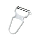 リッター ピーラー /ドイツ製 皮むき器 皮剥き ホワイト 白 軽量 カーボンスチール 千切り 家庭用 シンプル じゃがいも ニンジン ゴボウ 根菜 キャベツ ...