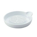 日々道具 セラミックおろし器(小)/日本製 国産品 磁器 有田焼 天草陶石 片口 滑り止め付 薬味 ワサビ ニンニク 生姜 大根 純白 ホワイト おしゃれ シンプル 円錐刃 カフェ レストラン 料亭 SSK29(3)