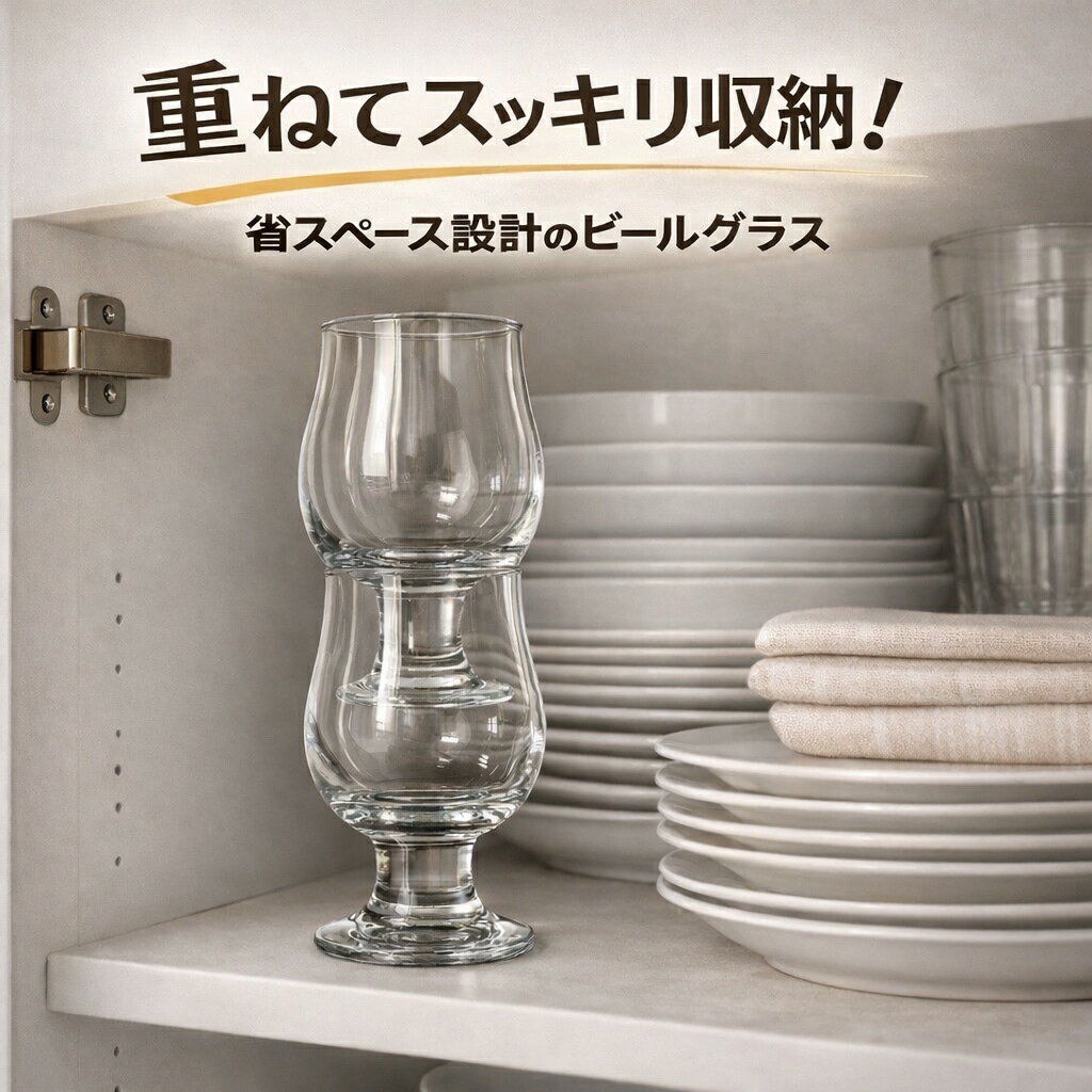 Rakuten - リビー Libbey ビアグラス スタッキング ベルジャンビア NO.3817 296cc /チューリップグラス ビールグラス クラフトビール ベルギービール おしゃれ 収納 重ねて収納 省スペース ワイングラス カクテルグラス ソフトドリンク 重ねて保管 省スペース 業務用 家庭用