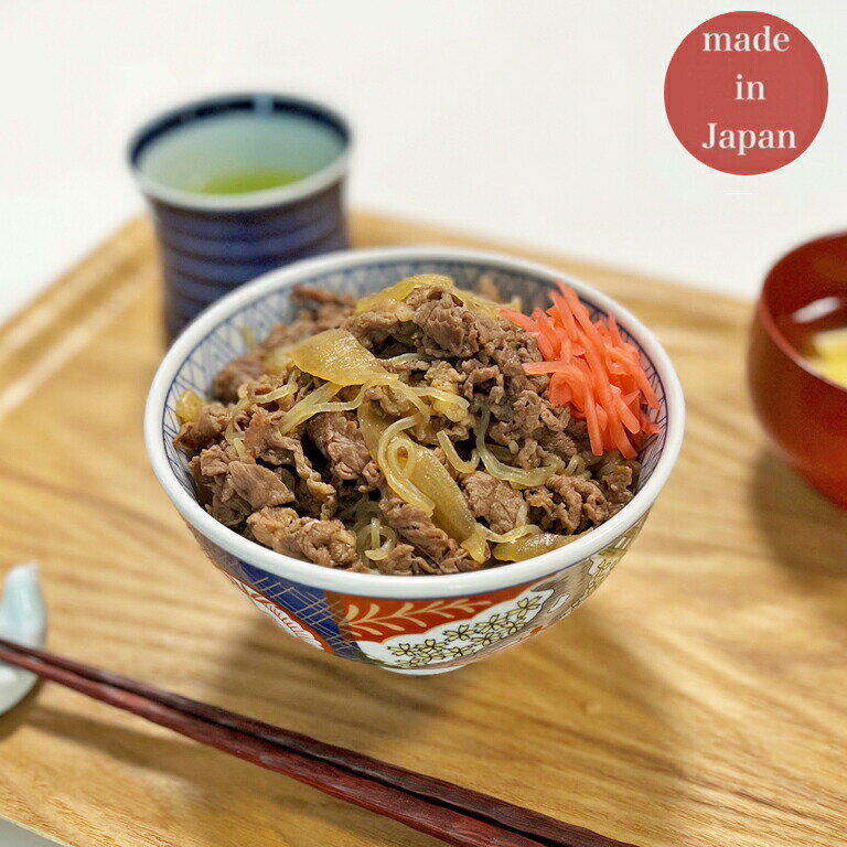 牛丼のどんぶり 錦小桜牛丼 /日本製 国産品 美濃焼 陶