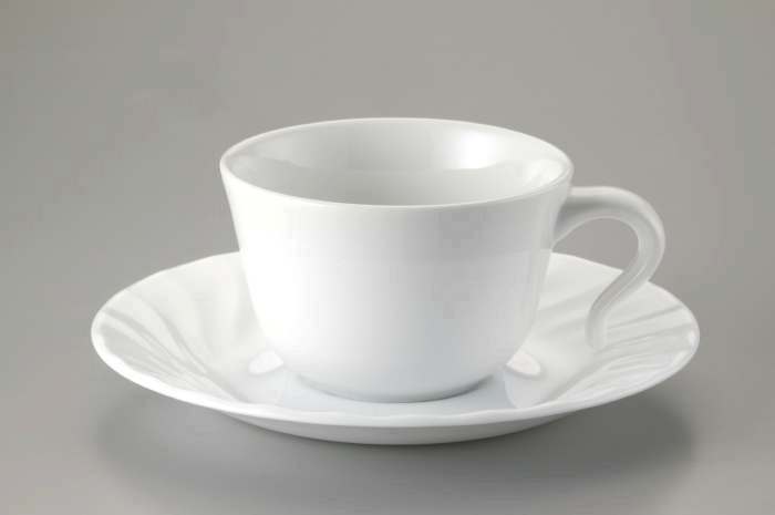 コレール フルーテッドジャストホワイト カップ