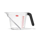 OXO オクソー NEWアングルドメジャーカップ 大 1000ml /1L 計量カップ 水マス 耐熱 電子レンジ 食洗機 丈夫 頑丈 軽い 握りやすい ミリリッ...