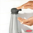 OXO オクソー ステンレスソープディスペンサー / ソープポンプ ハンドソープ 石鹸 ポンプ式 手動 ステンレス製 滑り止め つや消し おしゃれ スタイリッシ...