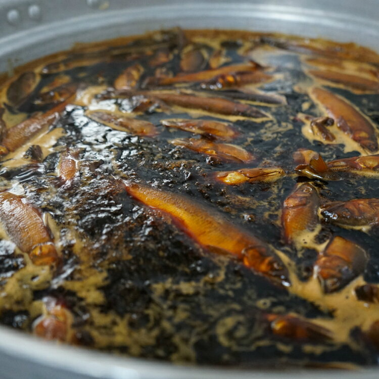 出来立て!鮎甘露煮(5尾）専門店ならではの旨さ！毎日炊くから美味しさそのまま！炊...