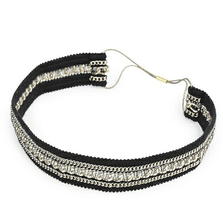 【CA4LA カシラ】ガバレット(BLK)/ヘアバンド プレゼントにも！キラリとかわいいクラシックなデザイン カチューム