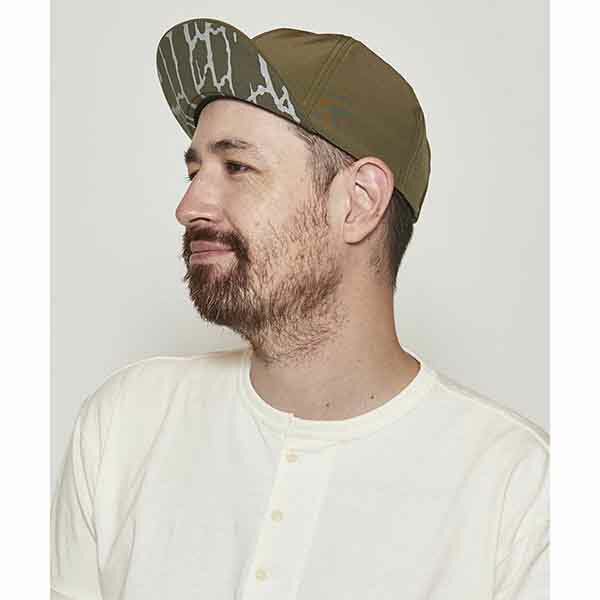 【Mighty Shine　マイティシャイン】Reflector Flipup Cap （KAHKI）撥水加工　ストレッチナイロンキャップ　シーズンレス　リフレクター付き　サイクリングキャップ　アウトドア