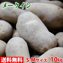 【送料無料】 北海道産　メークイン　秀品　S～Mサイズ　10kg （箱）