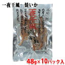 【送料無料】 小倉秋一商店　一夜干風　焼いか　48g×10パック入り （箱） 業務用 セット