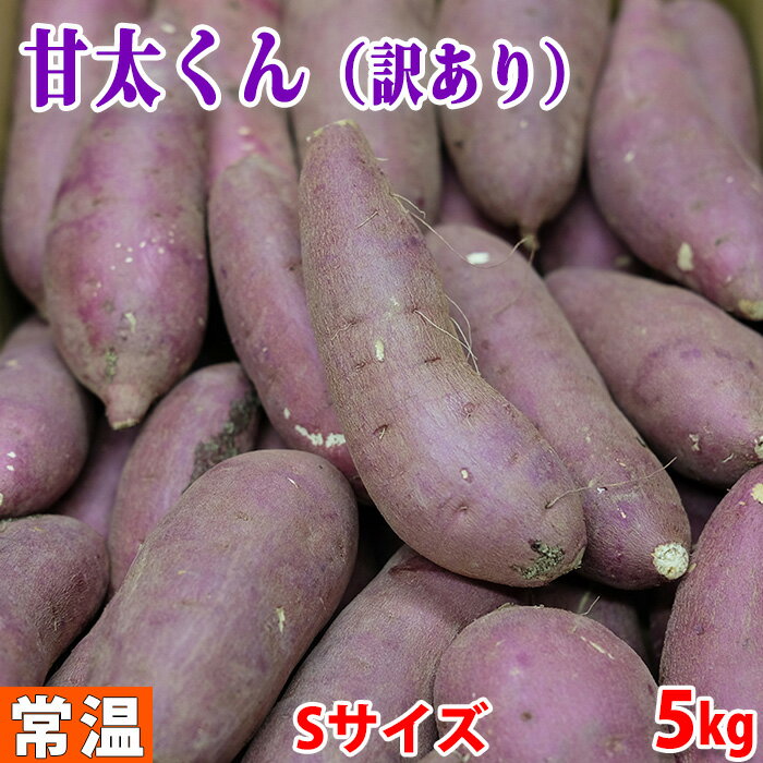 【送料無料】訳あり・ご家庭用 大分県産(JAおおいた)さつまいも 紅はるか 甘太くん B等級 Sサイズ 約5kg (40本前後入) 貯蔵 箱入り