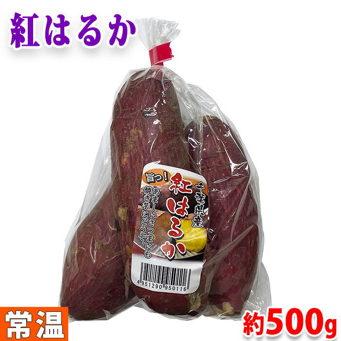 千葉県産他　さつまいも　紅はるか　Sサイズ　3～4本入　約500g （小袋）