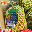 【送料無料】 台湾産 パイン (6〜8本入 10kg) (2本入 約2.5kg前後)