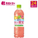 【期間限定クーポン配布中!】サントリー 天然水 きりっと果実 ピンクグレープフルーツ&マスカット 600ml×24本 1ケース ペットボトル 水 ビタミンC ミネラルウォーター 熱中症対策飲料