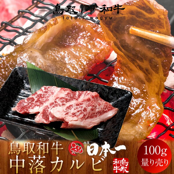 牛肉 鳥取和牛 中落カルビ 国産牛 焼き肉 ブランド和牛 黒毛和牛 選べる 部位別 量り売り 食べ比べ 家..