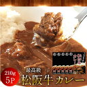 松阪牛カレー 210g（1人前）×5箱 松阪牛100%使用 専門家が選んだ！家で食べられる地元の味 絶対にハズさない！ご当地レトルト＆インスタント 三重県産 通販 産地直送 お取り寄せ