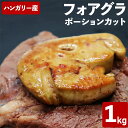 【29日限定★クーポン配布中】ハンガリー フォアグラ ド カナール ポーションカット 1kg (1個/約45-55g) ハンガリー産 カット済み 冷凍 業務用