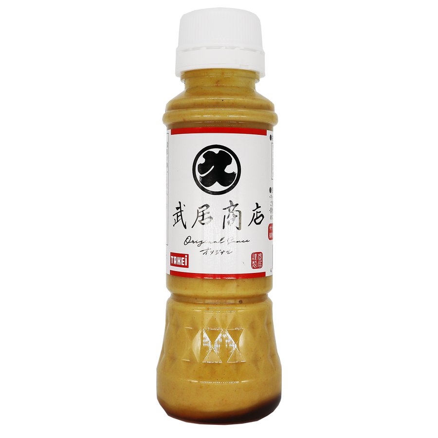 武居商店 オリジナルソース 200ml 常温品 食肉本舗 お試し お取り寄せ 自分用 ご褒美 食品ギフト 贈り物 贈りもの 母の日 父の日 ギフト プレゼント すりごま マヨネーズ風 焼き野菜 サラダ ソテー 国産 液体調味料 BBQ バーベキュー キャンプ 万能 たれのサムネイル