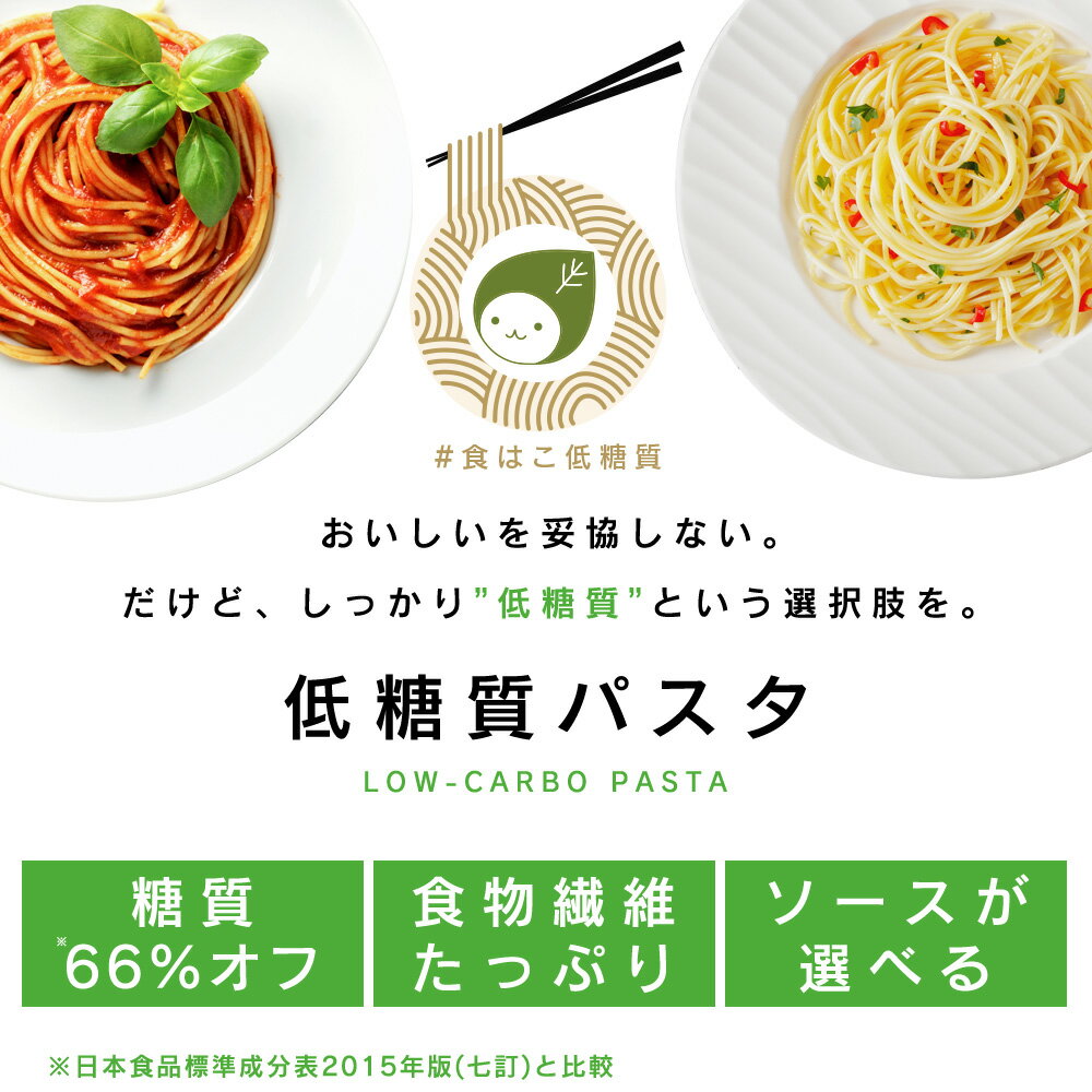 【送料無料】低糖質 生パスタ 10食セット [ポイント消化 糖質オフ ソース付　ダイエット　糖質制限　置き換え　低糖質麺　生麺　健康食品 ギフト おためし]