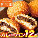カレーパン 100g×2個 6袋 カレー 日本食研 パン おやつ 夜食 軽食 冷凍便 送料無料 ギフト お取り寄せグルメ 食品