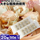 シュウマイ 取り寄せ 粗挽肉焼売 特大 50g 20個 (10個×2P) メディア掲載 受賞歴 多数! paou 包王 冷凍便 同梱不可 指定日不可 産直