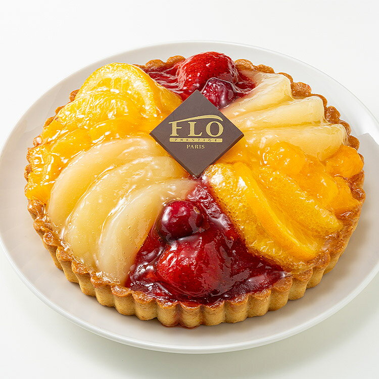 FLO PRESTIGE PARIS フルーツカスタードタルト 1個 クリスマスケーキ ケーキ 冷凍 5号 直径15cm shokutatsu-10002681 食の達人お取り寄せグルメ サンプル画像3