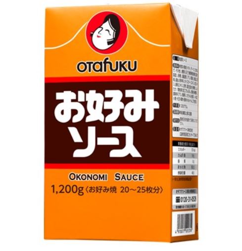 オタフク お好み焼きソース 2.4kg(1.2kg×2個) 紙パック入り 業務用◇関東近県送料無料 ◎