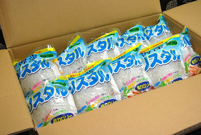 【送料無料】（沖縄・離島は除く）送料無料海藻クリスタル海藻麺（500g×20袋）