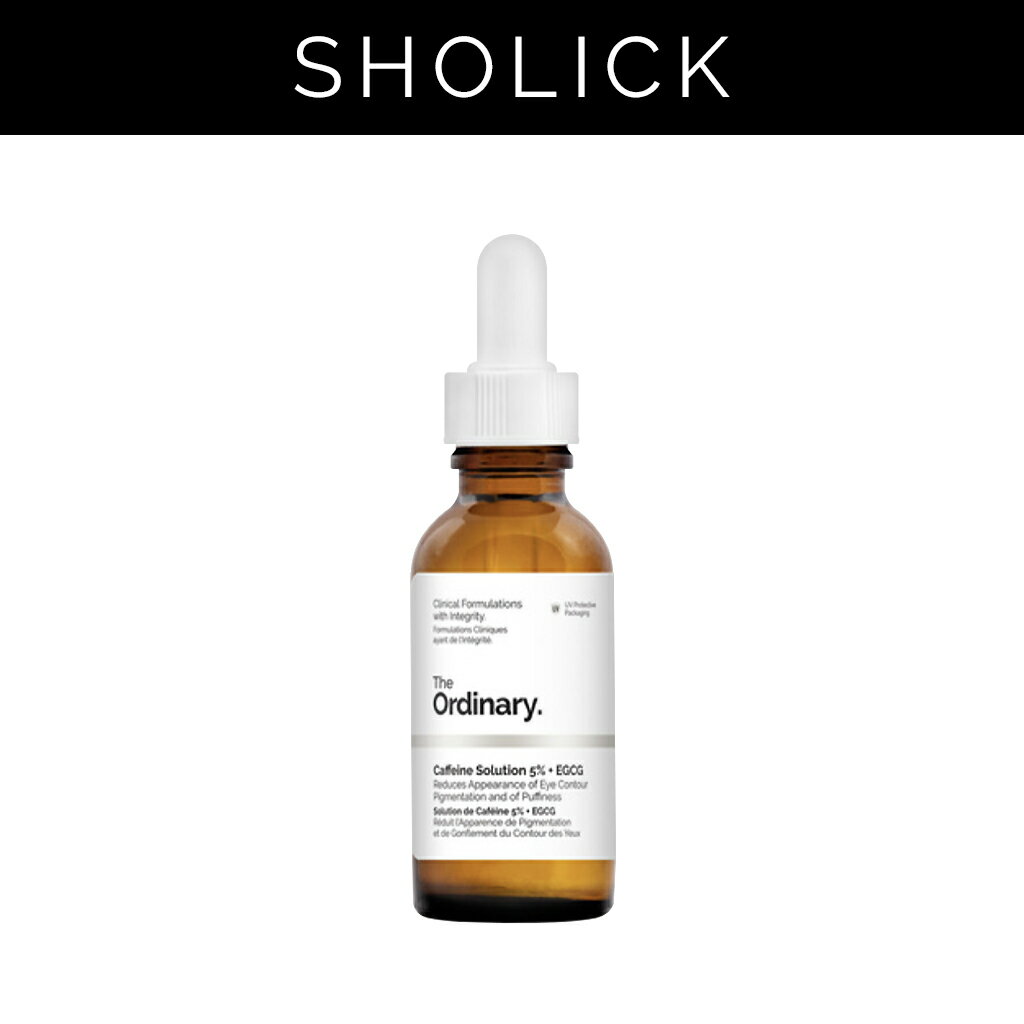 楽天SHOLICK[ORD] The Ordinary Caffeine Solution 5％ Solution EasyCG / 通常のカフェインソリューション5％ソリューションEasyCG / 韓国化粧品/人気/自分だけ知りたい化粧品