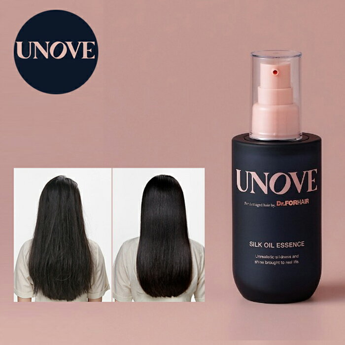 【UNOVE 正規品】【 シルク オイル エッセンス 70ml 】ヘアオイル ヘアケア ヘアエッセンス ケラチン タンパク質 髪質 ヘアケア 集中ケア さらさら 艶 ツヤ 滑らか 韓国 コスメ UNOVE アノブ スタイリング シルク オイル エッセンスのサムネイル