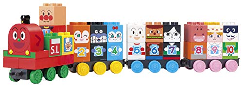 BlockLabo ブロックラボ アンパンマン SLマンと1 2 3!すうじブロックセット