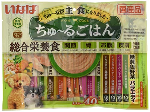 Bolo - いなば ちゅ~るごはん40本 緑黄色野菜バラエティ