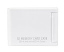 Kenko SDカードケースAS SD4 WH SD/microSD各4枚収納可能 ホワイト 704387(2)