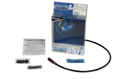 SWAGE LINE(スウェッジライン) クラッチホースキット アルミ(レッド/ブラック) ブラックスモークホース..