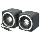 オーム(OHM) 電機AudioComm ミニスピーカー パッシブタイプ ヘッドホン端子接続 ステレオスピーカー ASP-150N 03-204(2)