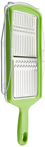 Rakuten - 下村工業 日本製 フルベジ 千切り ・ ツマ切り 容器付き FV-646 新潟 燕三条製 グリーン 230×89×57mm