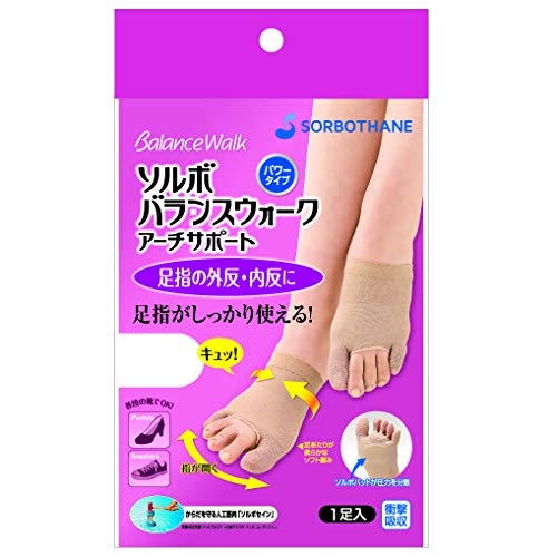 ・ベージュ 1ペア (x 1) 63107・足指の外反・内反によるトラブル対策に。・足指の機能を高めてバランスのとれた歩行に導きます。・中足関節をしっかり締めることにより、指が自然に開いて足裏のバランスを整えます。・テーピングの原理で横アー...