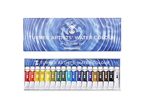 ターナー色彩 透明水彩絵具 18色セット WT00518C 5 ターナー色彩 透明水彩絵具 18色セット WT00518C 5