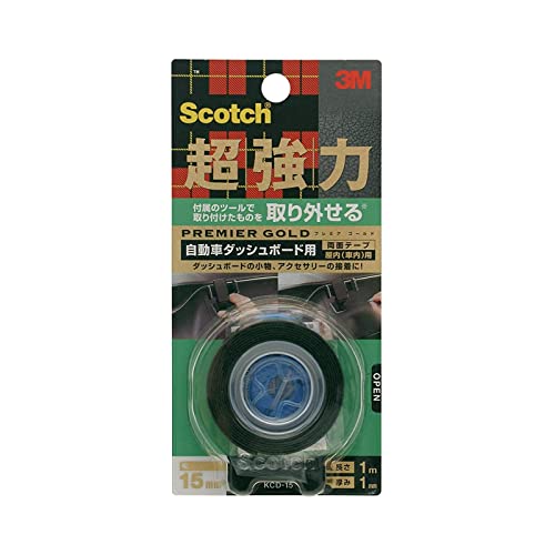 3M �X�R�b�` ���O���� �����͗��ʃe�[�v �v���~�A�S�[���h�����ԃ �b�V���{�[�h�p 15mmX1m KCD-15