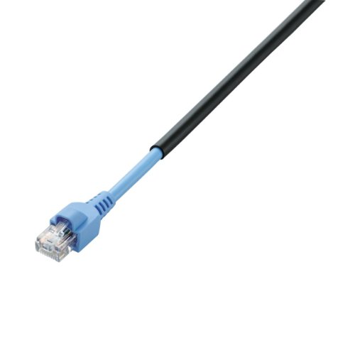 エレコム LANケーブル 20m 爪折れ防止保護カバー 屋外対応 CAT5e ブラック LD-VAPFR/BK20