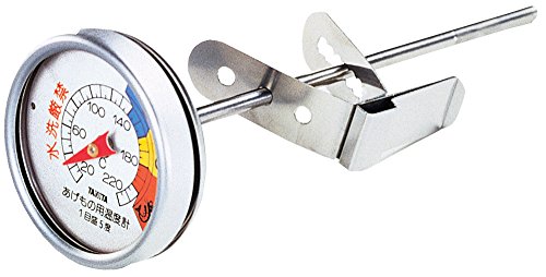 タニタ 温度計 アナログ 揚げ物 5495B D4.3xW14.5xH4.3cm