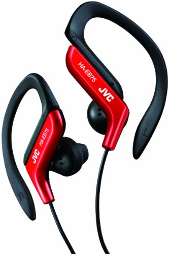 JVCケンウッド JVC HA-EB75-R イヤホン 耳掛け式 防滴仕様 スポーツ用 レッド(2.0)