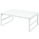 リヒトラブ パソコン台 モニター台 机上台 白 幅39×奥行25×高さ16cm ハイ 耐荷重15kg A7331-0(2)