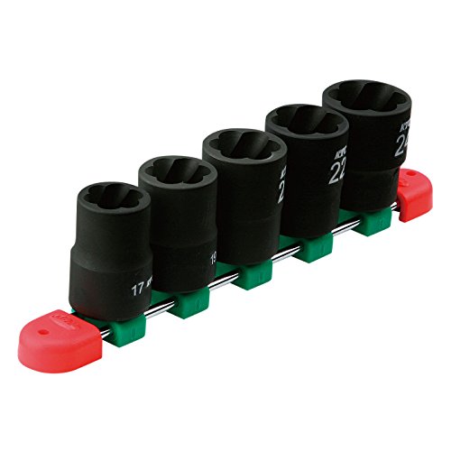 京都機械工具(KTC) ツイストソケットセット TB4TW05 差込角:12.7mm 5個組 1セット