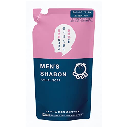 シャボン玉石けん メンズシャボンフェイシャルソープ つめかえ用 250mL シャボン玉石けん メンズシャボンフェイシャルソープ つめかえ用 250mL