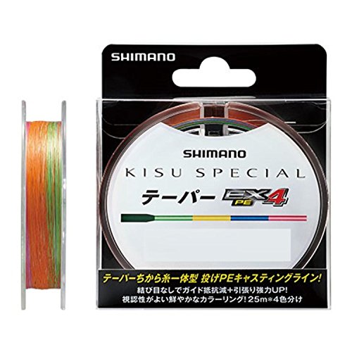 线 - シマノ(SHIMANO) ライン キススペシャル EX4 PE テーパー 263m 0.4号 PL-N71Q 釣り糸