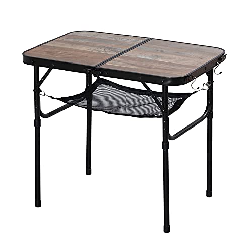 アイリスオーヤマ アウトドアテーブル フォールディング 幅60 折りたたみ式 テーブル 軽量 コンパクト..