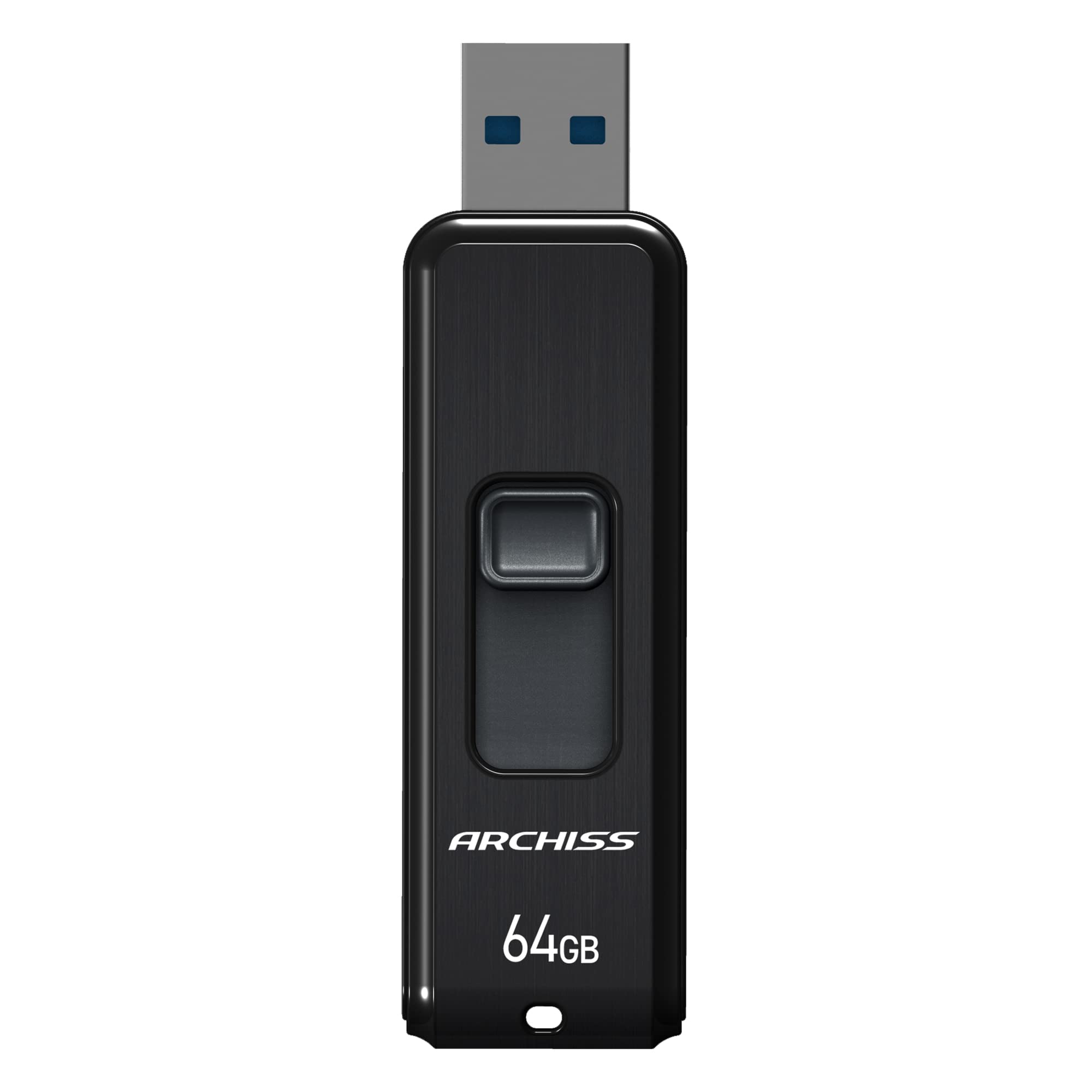 ARCHISS USBメモリ 64GB USB3.2(Gen1) / USB3.1(Gen.1) / USB3.0 / USB2.0 対応 スラ