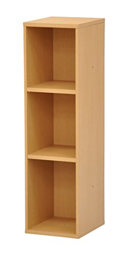 Rakuten - エイ・アイ・エス(AIS) カラーボックス3段 幅25cm 高さ90cm ニュープレージ ナチュラル NPG-9025